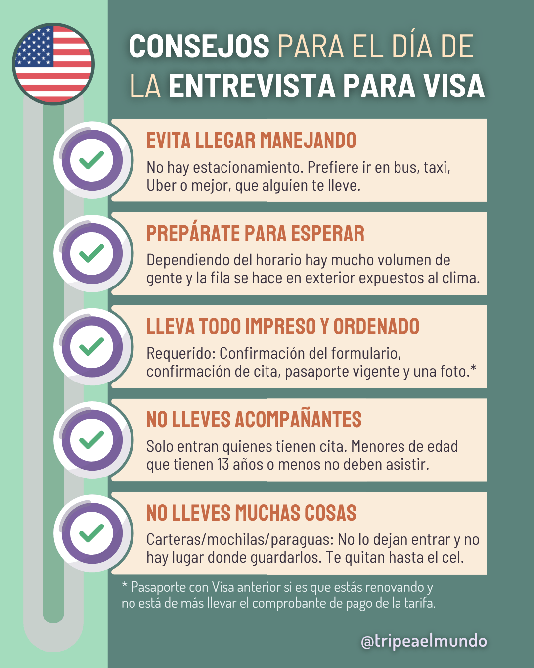 10 Consejos para la Entrevista de Visa en la&nbsp;Embajada
